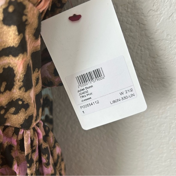SOLD—⭐️NWT Juliet Dunn x Mytheresa Kelsey Blouson Shirt Dress in Animal Print⭐️ - Picture 4 of 7